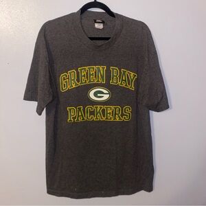 Green Bay Packers Mens Gray Green T-Shirt Size Large, NFL Apparel